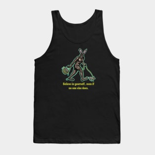 Sasquatch and Easter Bunny Tank Top